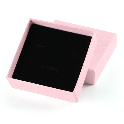 HP1402 12 Cajas Regalo Joyería Cuadrada Color Unicolor Texturizada 9cm x 9cm - Imagen 3